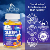 Nature's Nutrition Melatonin Gummies 6mg orange flavour gummies