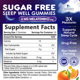 Nature's Nutrition Melatonin Gummies 6mg side view showing gummies