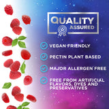 Nature's Nutrition Melatonin Sleep Gummies 12mg with a glass of water