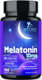 Nature's Nutrition Melatonin Sleep Supplement 10mg 120 chewable tablets front view
