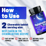 Nature's Nutrition Melatonin Sleep Supplement 10mg bottle with cap