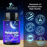 Nature's Nutrition Melatonin Sleep Supplement with berry flavour