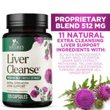 Nature's Nutrition Milk Thistle supplement with fresh herbs