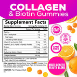 Nature's Nutrition Multi Collagen Peptides & Biotin Gummies packaging
