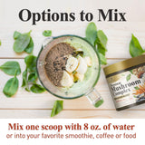 Nature's Nutrition Mushroom Complex Powder packaging dimensions