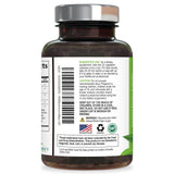 Nature's Nutrition Mushroom Supplement 10 in 1 Capsules with a measuring spoon