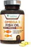 Nature's Nutrition Omega-3 Fish Oil 2400mg softgel bottle front view