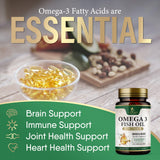 Nature's Nutrition Omega-3 Fish Oil 2400mg softgel close-up