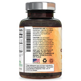 Nature's Nutrition Omega-3 Fish Oil 2400mg softgel displayed with fresh lemons
