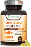 Nature's Nutrition Omega-3 Fish Oil 2400mg softgels front view