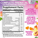 Nature's Nutrition Prenatal Gummies 363g close-up of gummies