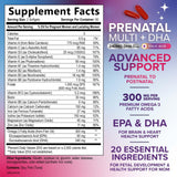 Nature's Nutrition Prenatal Vitamins 222g back view