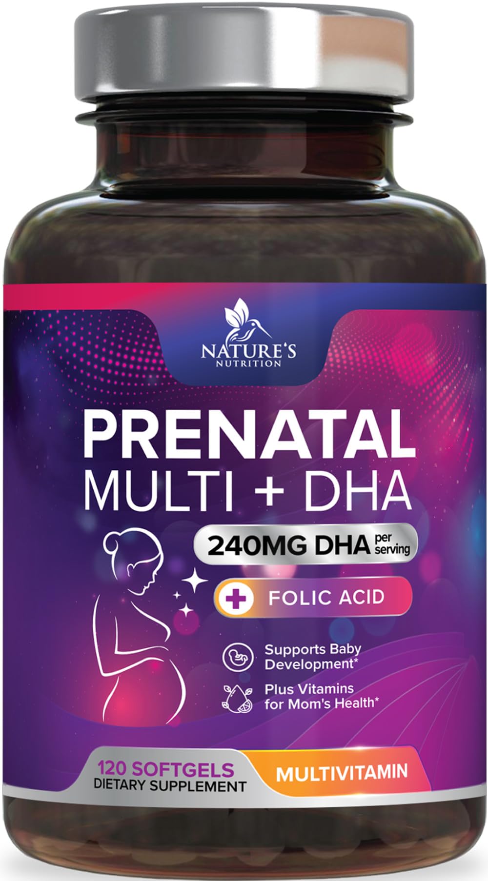 Nature's Nutrition Prenatal Vitamins 222g front view