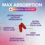 Nature's Nutrition Prenatal Vitamins 222g side view