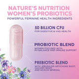 Nature's Nutrition Probiotic Capsules opened bottle with capsules