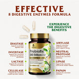 Nature's Nutrition Probiotic Prebiotic Supplement bottle with measuring scoop