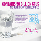 Nature's Nutrition Probiotics 50 Billion CFU capsules close-up