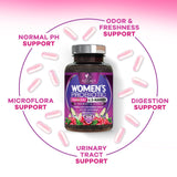 Nature's Nutrition Probiotics for Women 100 Billion CFU on a wooden table