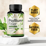 Nature's Nutrition Psyllium Husk Powder 2000mg Capsules close-up