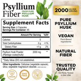 Nature's Nutrition Psyllium Husk Powder 2000mg Capsules side view