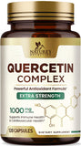 Nature's Nutrition Quercetin Dihydrate 1000mg capsules front view