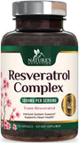 Nature's Nutrition Resveratrol Supplement bottle front view