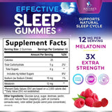 Nature's Nutrition Sleep Gummies packaging side view