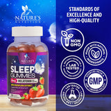 Nature's Nutrition Sleep Gummies showing gummy texture