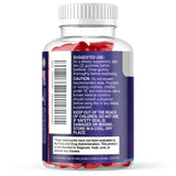 Nature's Nutrition Sleep Gummies with a glass of water
