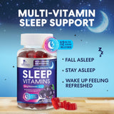 Nature's Nutrition Sleep Gummies with ingredients list