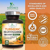 Nature's Nutrition Turmeric Curcumin Complex 181g bottle top