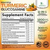 Nature's Nutrition Turmeric Curcumin Complex 181g side view