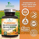 Nature's Nutrition Turmeric Curcumin Complex ingredients list