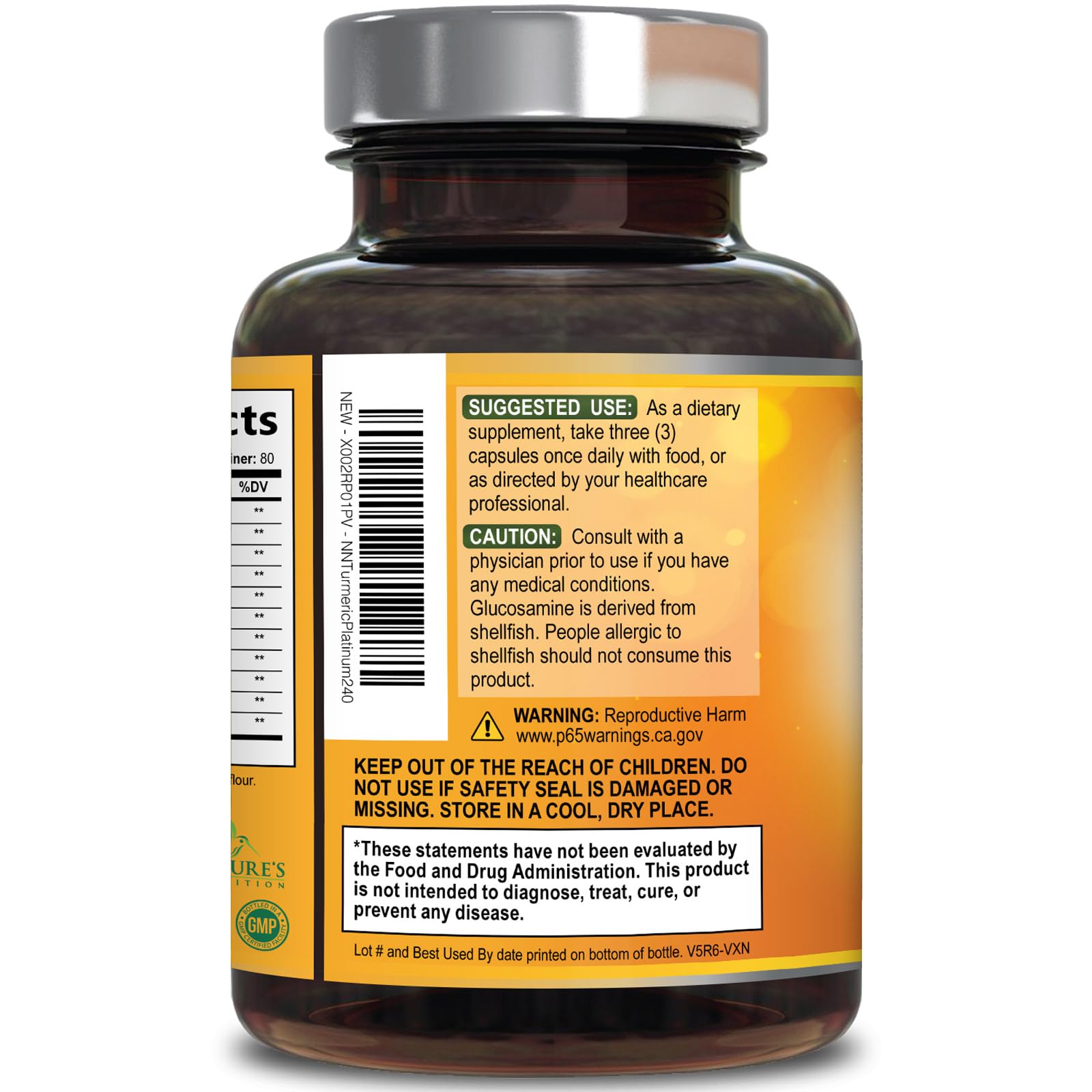 Nature's Nutrition Turmeric Curcumin Complex lifestyle scene