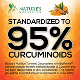 Nature's Nutrition Turmeric Curcumin Complex packaging details