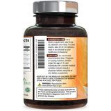 Nature's Nutrition Turmeric Curcumin & Ginger Supplement packaging details