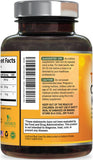 Nature's Nutrition Turmeric Curcumin Supplement 2400mg in a hand
