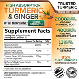 Nature's Nutrition Turmeric Curcumin Supplement bottle side view