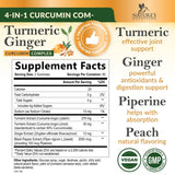 Nature's Nutrition Turmeric & Ginger Gummies packaging