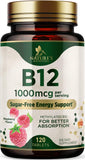 Nature's Nutrition Vitamin B12 Chewable Tablets front view