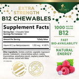 Nature's Nutrition Vitamin B12 Chewable Tablets packaging