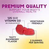 Nature's Nutrition Vitamin D3 Gummies close-up of gummies