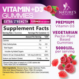 Nature's Nutrition Vitamin D3 Gummies packaging side view