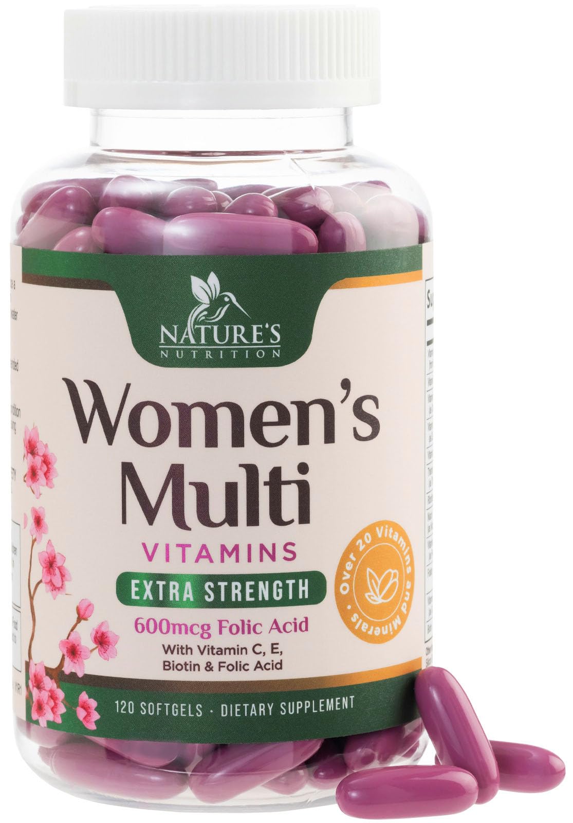 Nature's Nutrition Women's Daily Multivitamin front view