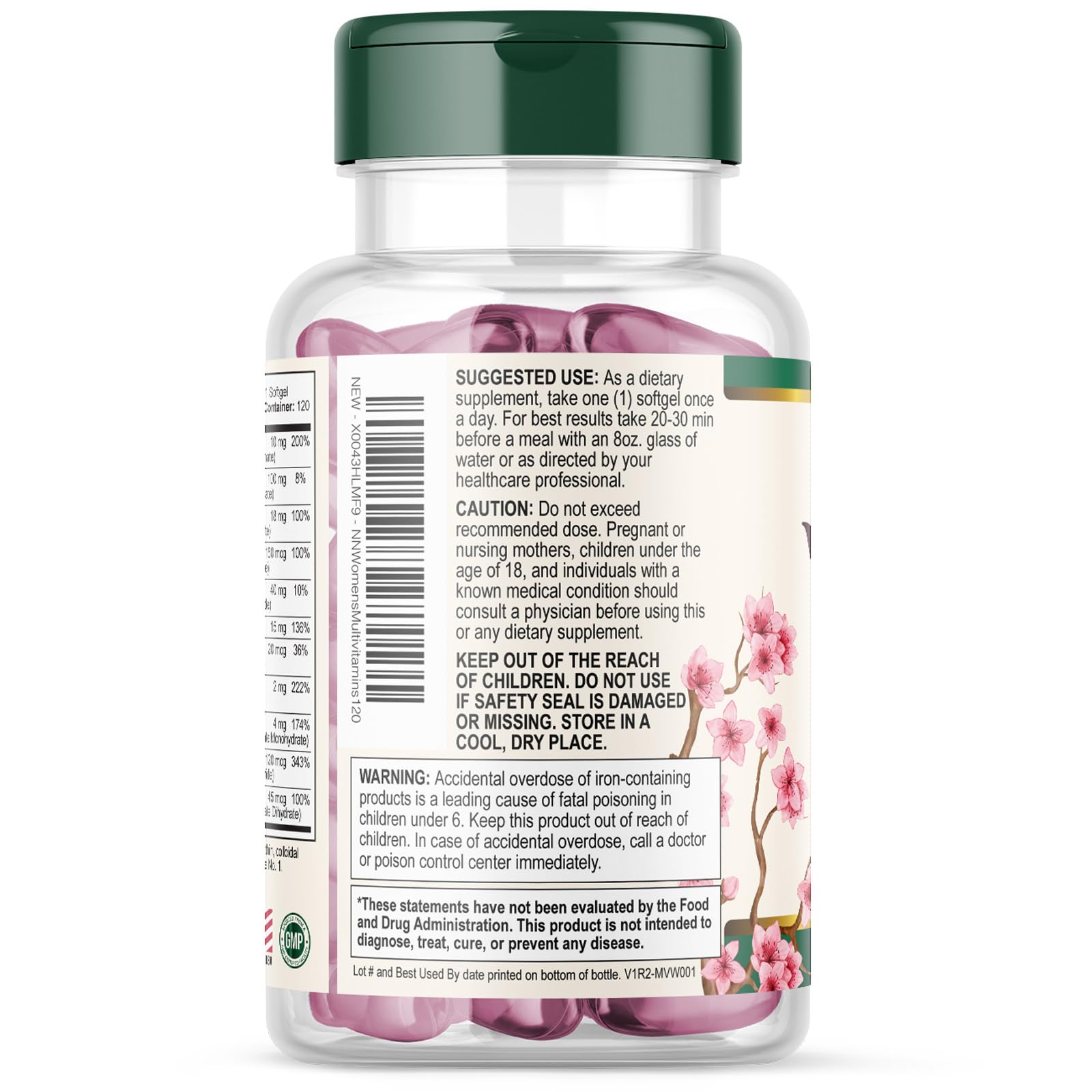 Nature's Nutrition Women's Daily Multivitamin in a health setting