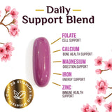 Nature's Nutrition Women's Daily Multivitamin on a wooden table