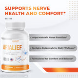 Nature’s NutriWave Arialief Daily Wellness Capsules side view