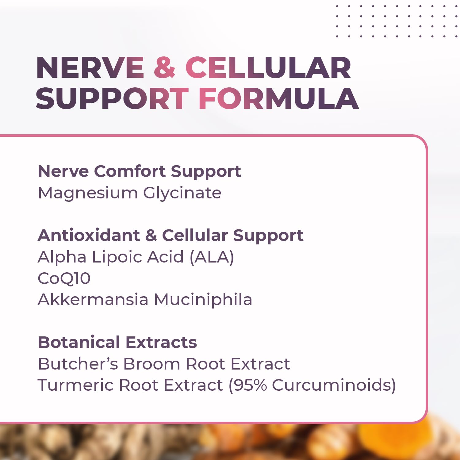 Nature’s NutriWave Blended Vitamin & Mineral Supplement back view