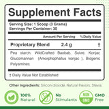 Nature’s NutriWave daily Multi-Enzyme Powder back view