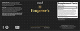 Nature’s NutriWave Emperor’s Vigor Tonic capsules on a wooden surface